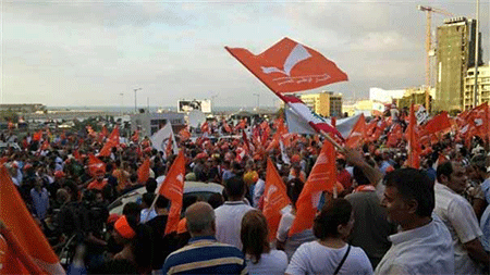 masiva concentración en la Plaza de los Mártires en Beirut Los simpatizantes de Michel Aoun invaden la Plaza Central de Beirut